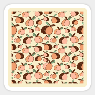 ripe peaches Sticker